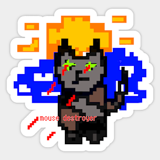 Mouse Destroyer Sticker